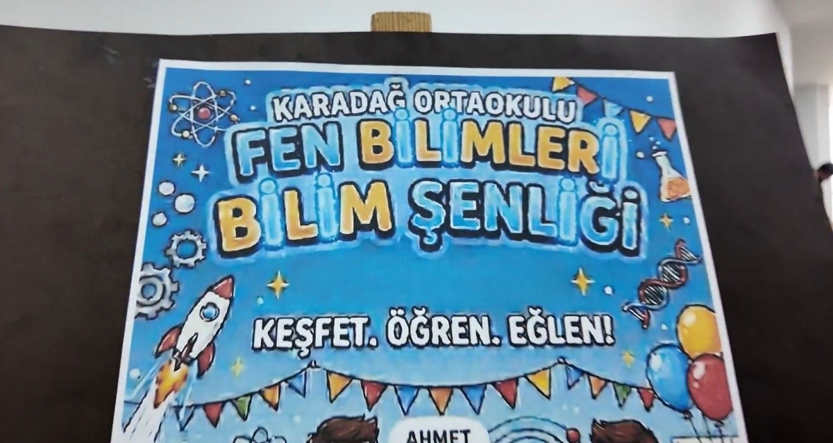 Karadağ Ortaokulu’nda Fen Bilimleri Bilim Şenliği düzenlendi - Videolu Haber