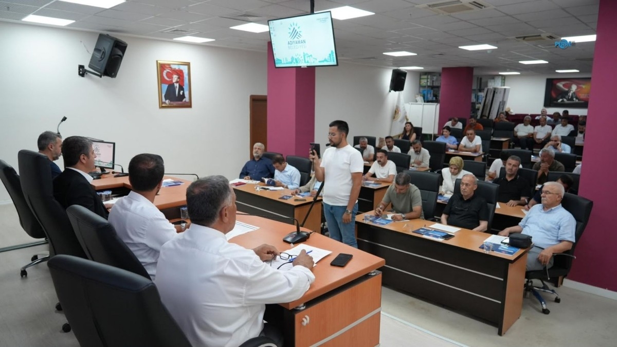 Adıyaman Belediye Meclisi, Temmuz ayı gündemini görüştü - Videolu Haber